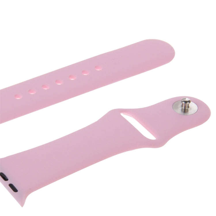 For Apple Watch Sport 38mm High-performance Rubber Sport Watch Band with Pin-and-tuck Closure