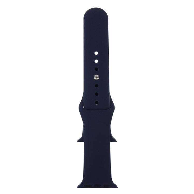 For Apple Watch Sport 38mm High-performance Rubber Sport Watch Band with Pin-and-tuck Closure(Dar...