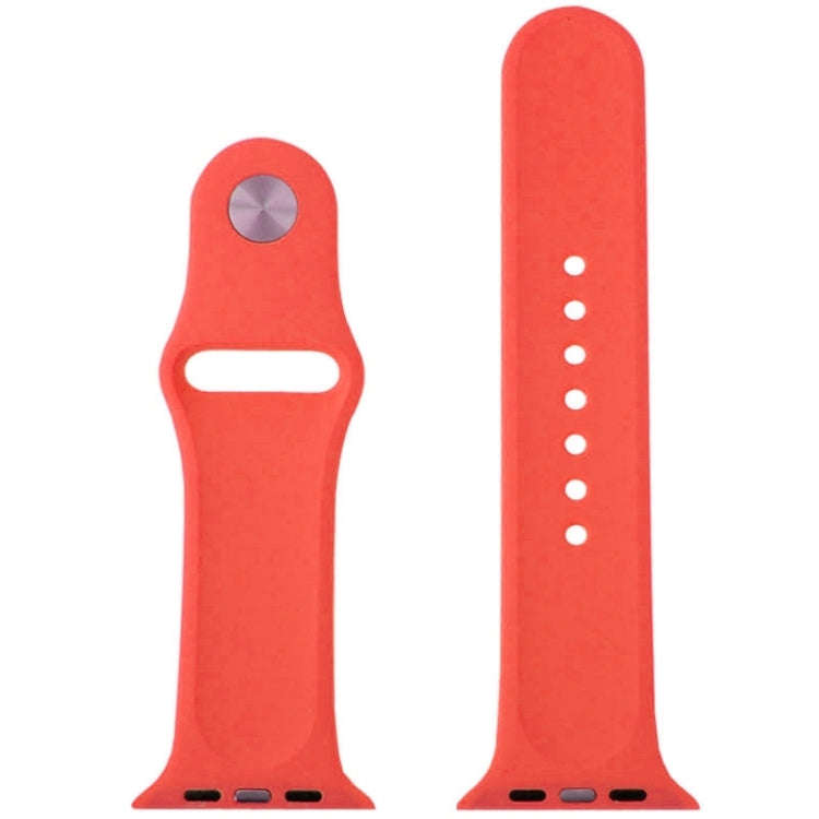 For Apple Watch Sport 38mm High-performance Rubber Sport Watch Band with Pin-and-tuck Closure(Mag...