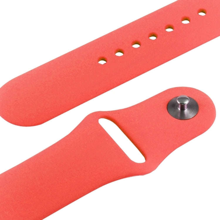 For Apple Watch Sport 38mm High-performance Rubber Sport Watch Band with Pin-and-tuck Closure(Mag...