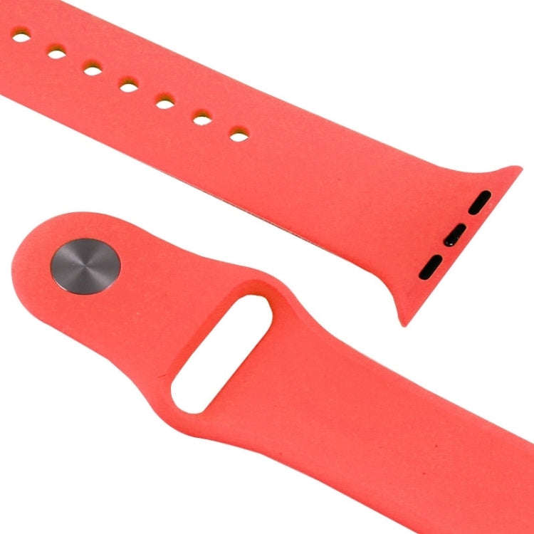 For Apple Watch Sport 38mm High-performance Rubber Sport Watch Band with Pin-and-tuck Closure(Mag...