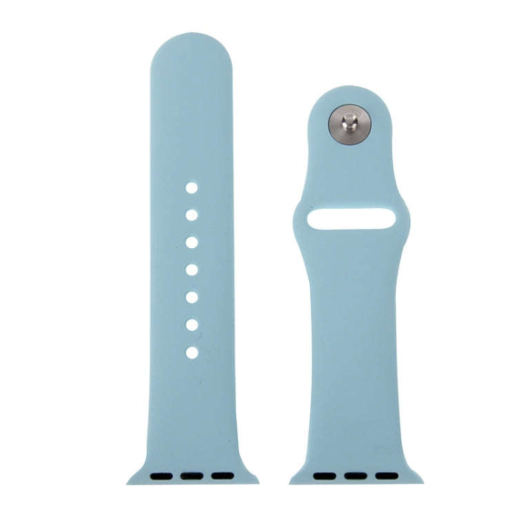 For Apple Watch Sport 38mm High-performance Rubber Sport Watch Band with Pin-and-tuck Closure(Bab...