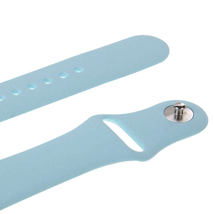 For Apple Watch Sport 38mm High-performance Rubber Sport Watch Band with Pin-and-tuck Closure(Bab...