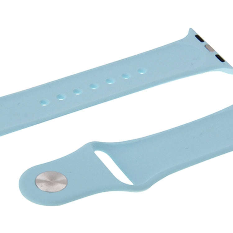 For Apple Watch Sport 38mm High-performance Rubber Sport Watch Band with Pin-and-tuck Closure(Bab...