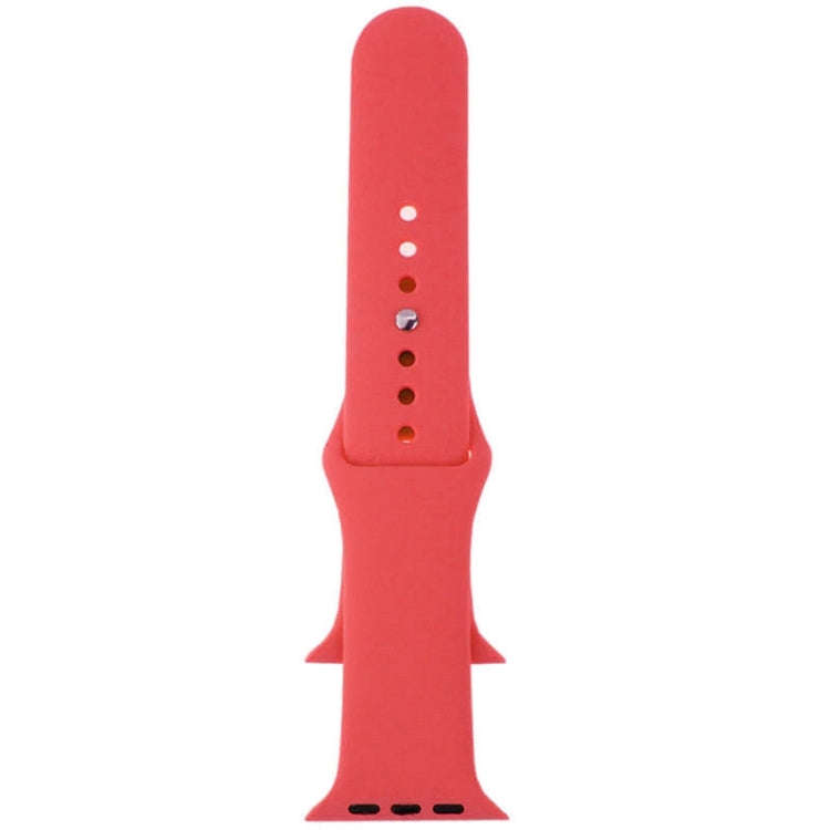 For Apple Watch Sport 42mm High-performance Rubber Sport Watch Band with Pin-and-tuck Closure(Pink)