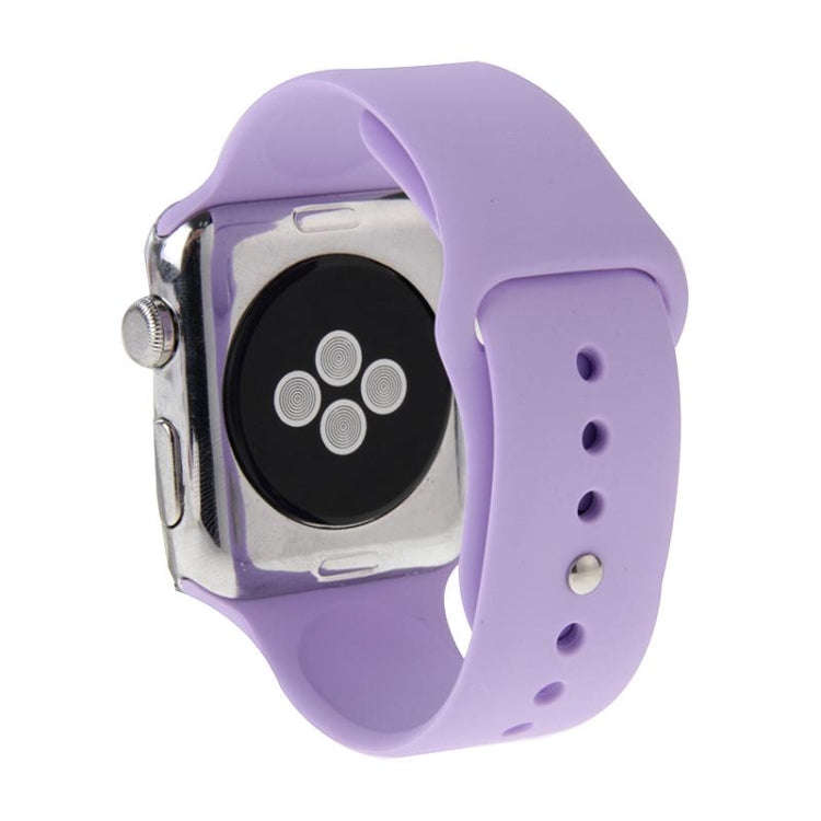 For Apple Watch Sport 42mm High-performance Rubber Sport Watch Band with Pin-and-tuck Closure(Pur...
