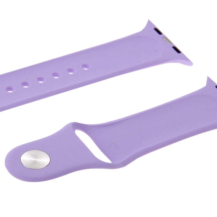 For Apple Watch Sport 42mm High-performance Rubber Sport Watch Band with Pin-and-tuck Closure(Pur...