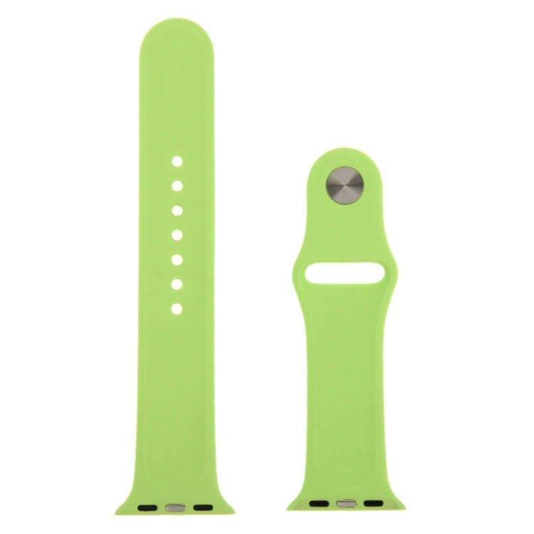 For Apple Watch Sport 38mm High-performance Longer Silicone Sport Watch Band with Pin-and-tuck Cl...