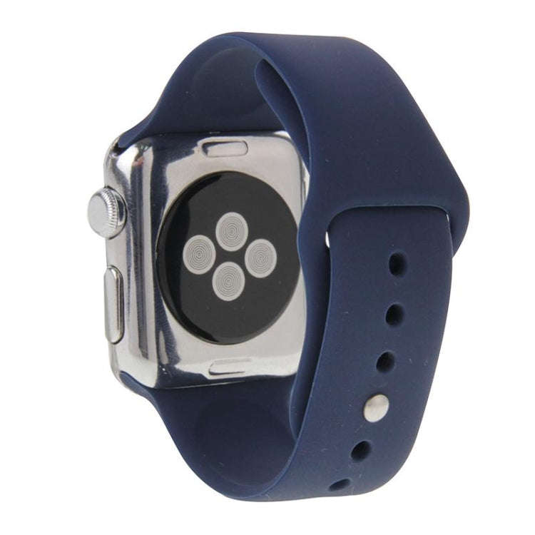 For Apple Watch Sport 42mm High-performance Longer Rubber Sport Watch Band with Pin-and-tuck Clos...
