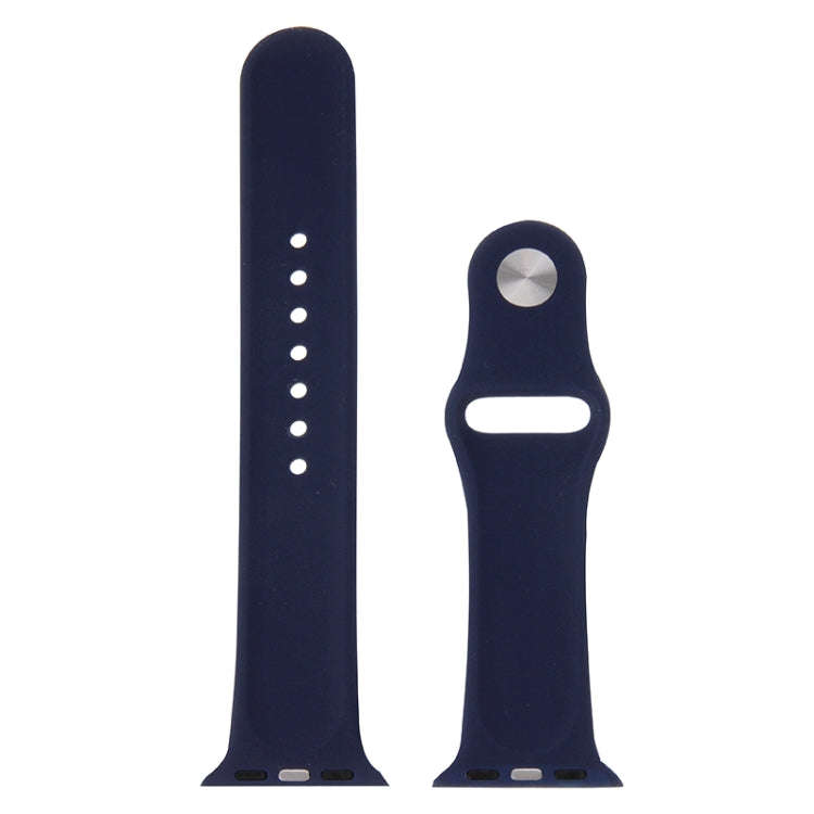 For Apple Watch Sport 42mm High-performance Longer Rubber Sport Watch Band with Pin-and-tuck Clos...