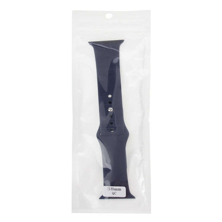 For Apple Watch Sport 42mm High-performance Longer Rubber Sport Watch Band with Pin-and-tuck Clos...