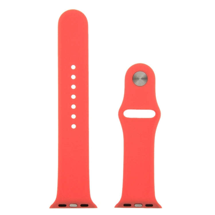 For Apple Watch Sport 42mm High-performance Longer Rubber Sport Watch Band with Pin-and-tuck Clos...