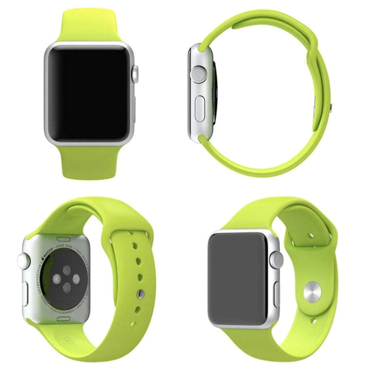 For Apple Watch Sport 42mm High-performance Longer Rubber Sport Watch Band with Pin-and-tuck Clos...