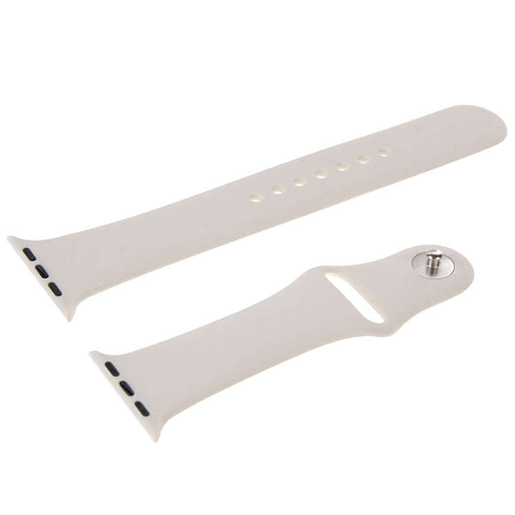 For Apple Watch Sport 42mm High-performance Longer Rubber Sport Watch Band with Pin-and-tuck Clos...