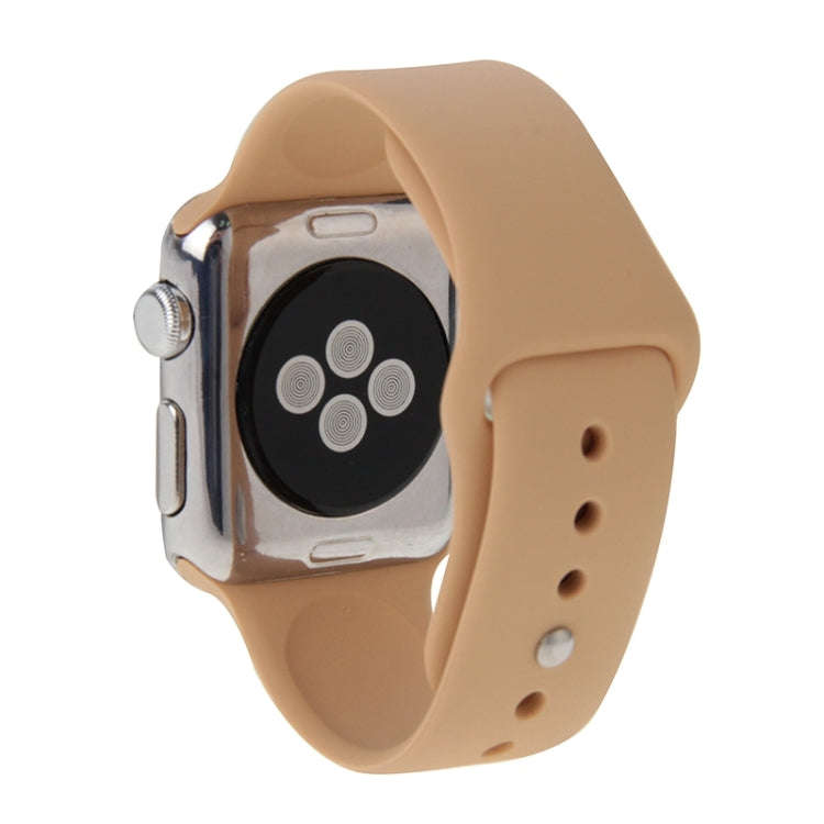 For Apple Watch Sport 42mm High-performance Longer Rubber Sport Watch Band with Pin-and-tuck Clos...