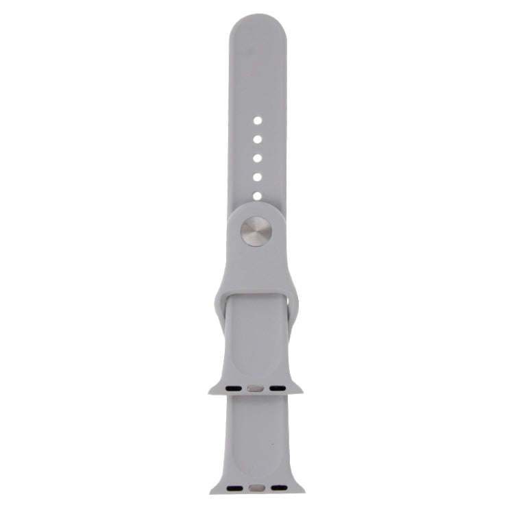 For Apple Watch Sport 42mm High-performance Longer Rubber Sport Watch Band with Pin-and-tuck Clos...