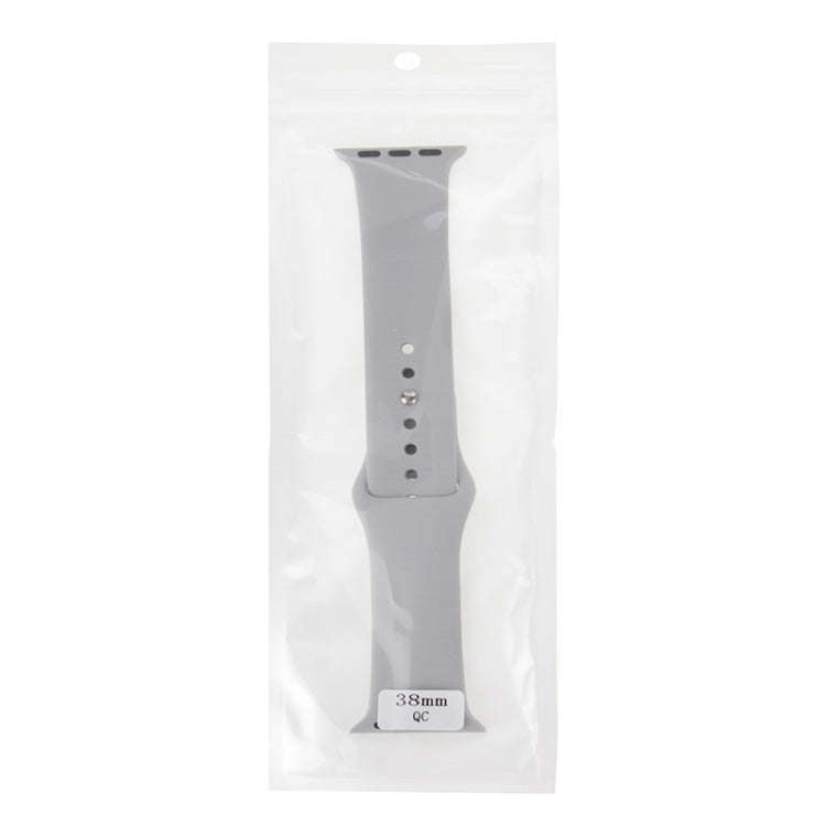 For Apple Watch Sport 42mm High-performance Longer Rubber Sport Watch Band with Pin-and-tuck Clos...