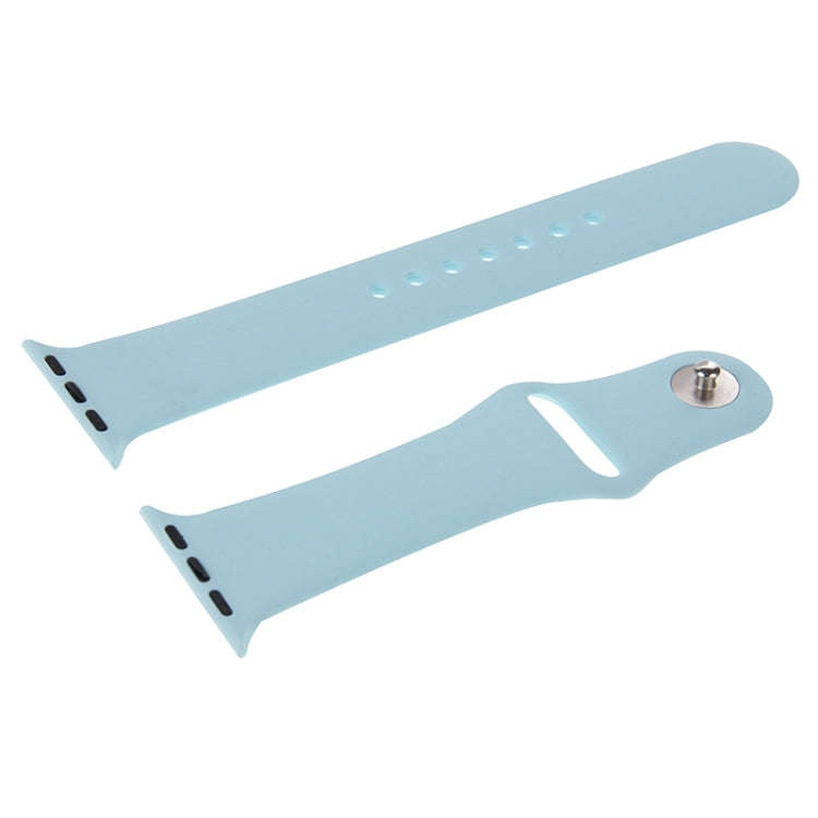 For Apple Watch Sport 42mm High-performance Longer Rubber Sport Watch Band with Pin-and-tuck Clos...
