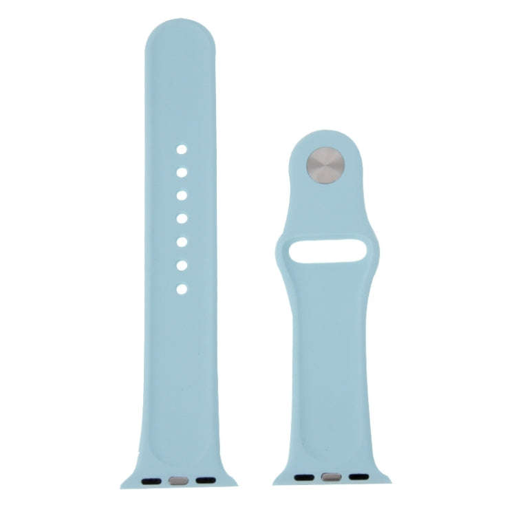 For Apple Watch Sport 42mm High-performance Longer Rubber Sport Watch Band with Pin-and-tuck Clos...