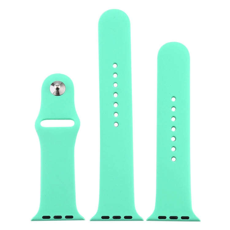 For Apple Watch Series 10 42mm / 9&8&7 41mm / SE 3&SE 2&6&SE&5&4 40mm / 3&2&1 38mm 3 in 1 Rubber ...