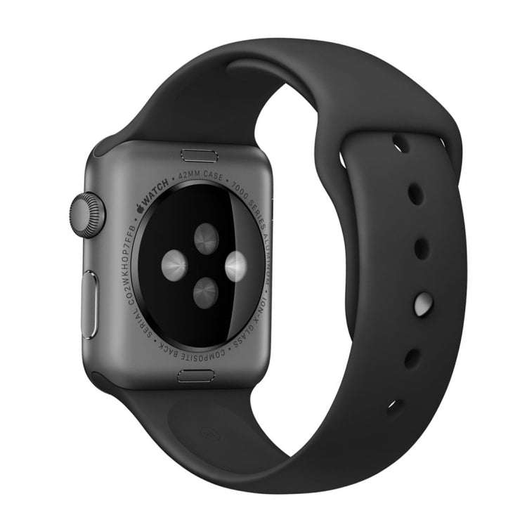For Apple Watch Series 10 42mm / 9&8&7 41mm / SE 3&SE 2&6&SE&5&4 40mm / 3&2&1 38mm 3 in 1 Rubber ...
