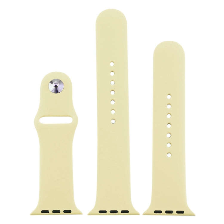 For Apple Watch Series 10 42mm / 9&8&7 41mm / SE 3&SE 2&6&SE&5&4 40mm / 3&2&1 38mm 3 in 1 Rubber ...