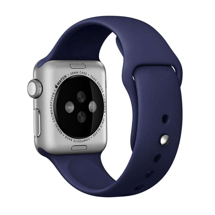 For Apple Watch Series 10 42mm / 9&8&7 41mm / SE 3&SE 2&6&SE&5&4 40mm / 3&2&1 38mm 3 in 1 Rubber ...