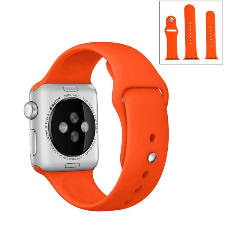 For Apple Watch Series 10 42mm / 9&8&7 41mm / SE 3&SE 2&6&SE&5&4 40mm / 3&2&1 38mm 3 in 1 Rubber ...