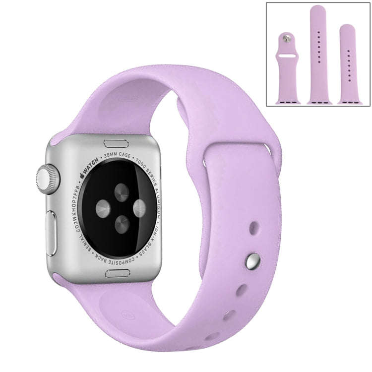 For Apple Watch Series 10 42mm / 9&8&7 41mm / SE 3&SE 2&6&SE&5&4 40mm / 3&2&1 38mm 3 in 1 Rubber ...