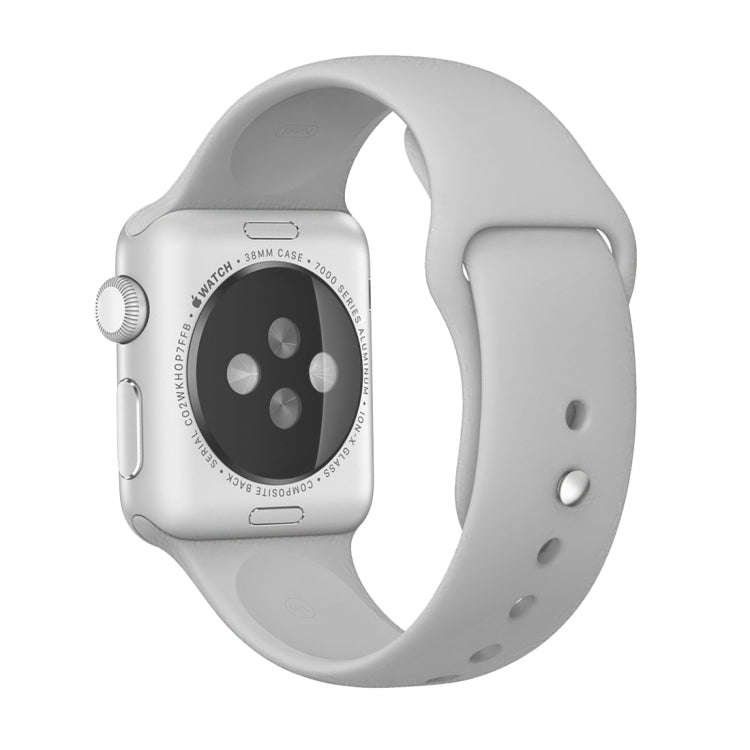 For Apple Watch Series 10 42mm / 9&8&7 41mm / SE 3&SE 2&6&SE&5&4 40mm / 3&2&1 38mm 3 in 1 Rubber ...