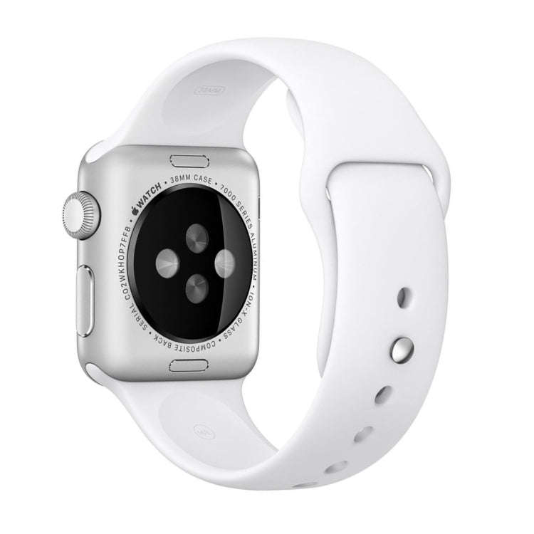 For Apple Watch Series 10 42mm / 9&8&7 41mm / SE 3&SE 2&6&SE&5&4 40mm / 3&2&1 38mm 3 in 1 Rubber ...