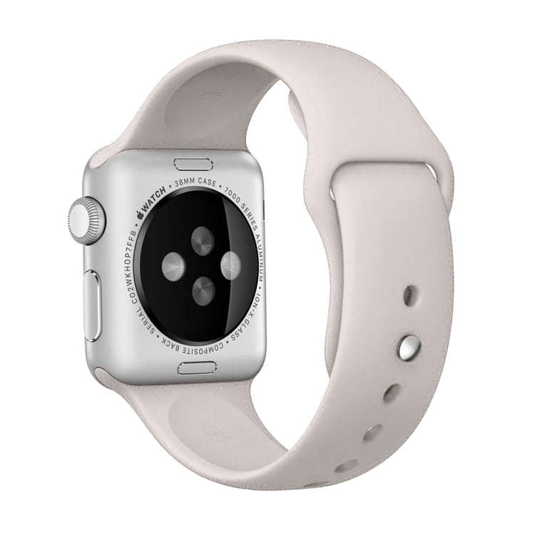 For Apple Watch Series 10 42mm / 9&8&7 41mm / SE 3&SE 2&6&SE&5&4 40mm / 3&2&1 38mm 3 in 1 Rubber ...