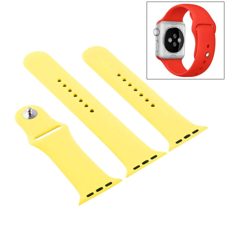For Apple Watch Series 10 42mm / 9&8&7 41mm / SE 3&SE 2&6&SE&5&4 40mm / 3&2&1 38mm 3 in 1 Rubber ...