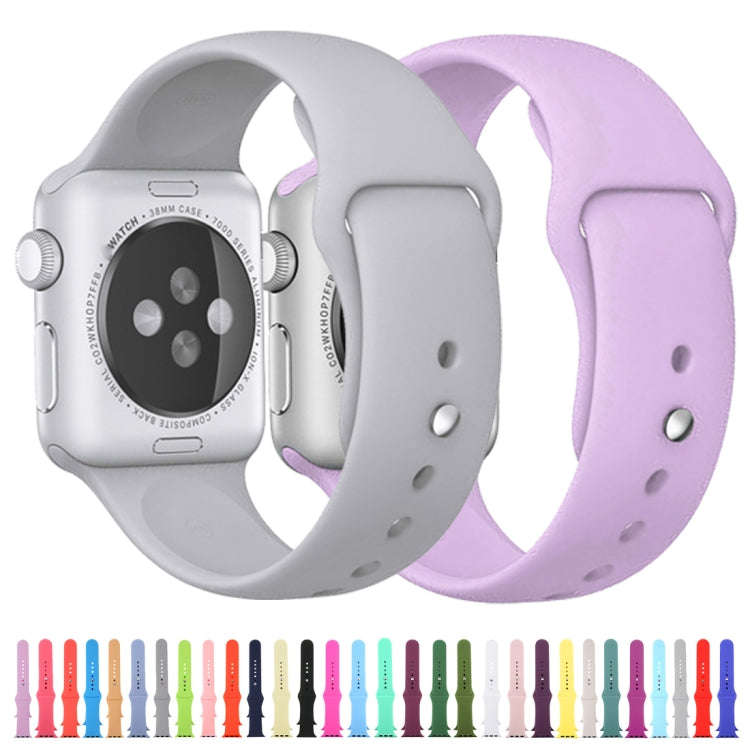 For Apple Watch Series 10 42mm / 9&8&7 41mm / SE 3&SE 2&6&SE&5&4 40mm / 3&2&1 38mm 3 in 1 Rubber ...