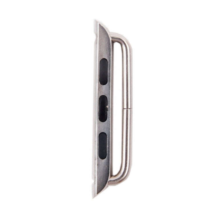 For Apple Watch 38 / 40 / 41mmMetal Strap Connector Metal Buckle, Pair(Silver)