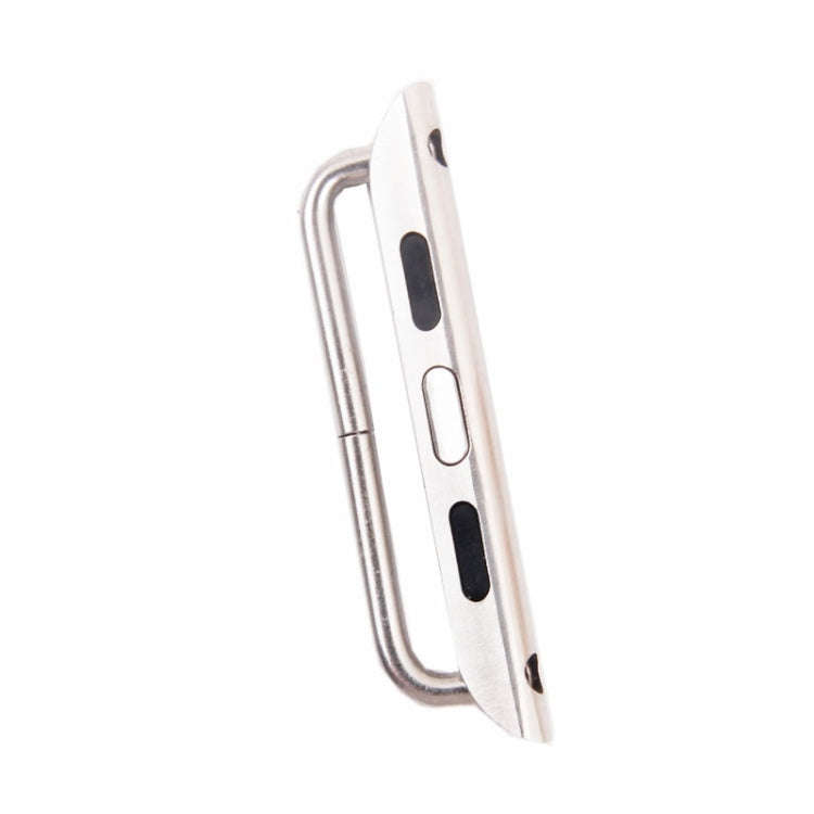 For Apple Watch 38 / 40 / 41mmMetal Strap Connector Metal Buckle, Pair(Silver)