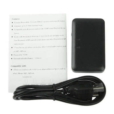 Mini Bluetooth Music Receiver for iPhone 4 & 4S / 3GS / 3G / iPad 3 / iPad 2 / Other Bluetooth Ph...