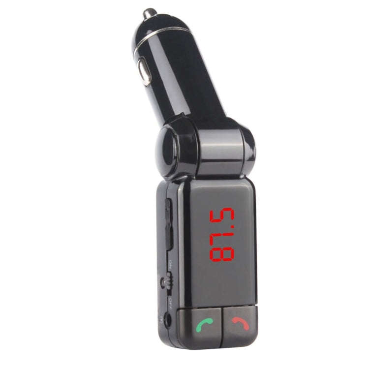 BC-06 Bluetooth Car Kit FM Transmitter Car MP3 Player with LED Display 2 USB Charger & Handsfree ...