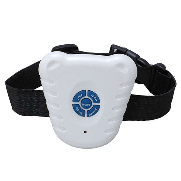 Ultrasonic Bark Stop Collar(White)