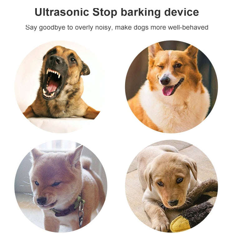 Ultrasonic Bark Stop Collar(White)