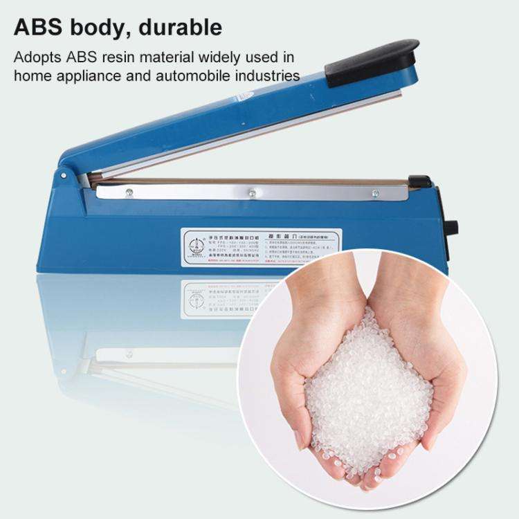FS-300 300mm Heat Sealing Hand Impulse Poly Sealer Closer Machine (EU Plug)