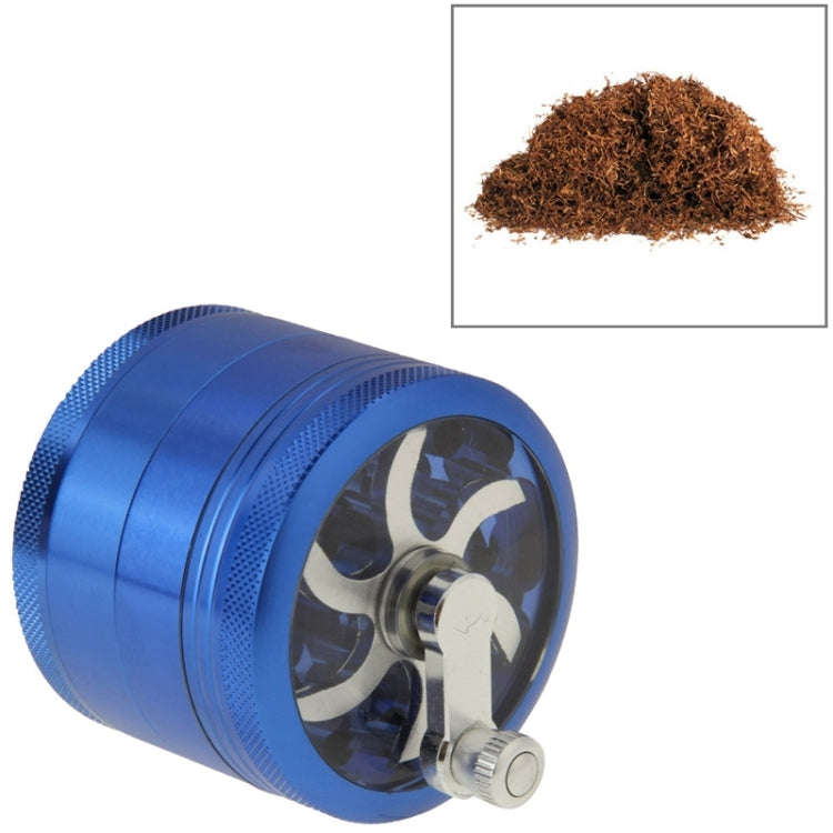 63mm Hand-cranking Cigarette Rolling Machine Herb & Tobacco Grinder, Random Color Delivery