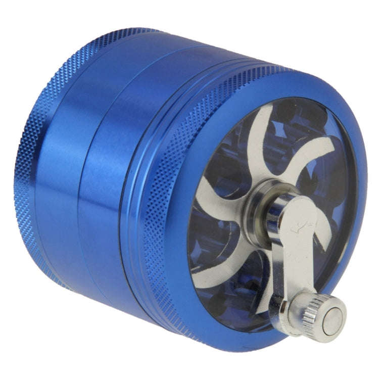 63mm Hand-cranking Cigarette Rolling Machine Herb & Tobacco Grinder, Random Color Delivery