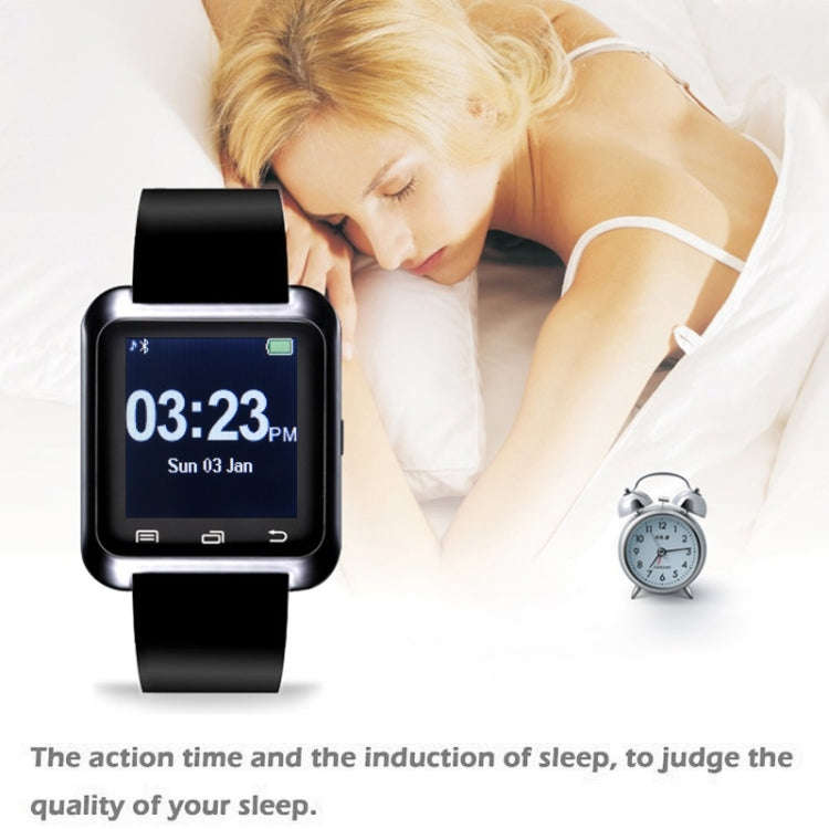 U80 Bluetooth Health Smart Watch 1.5 inch LCD Screen for Android Mobile Phone, Support Phone Call...