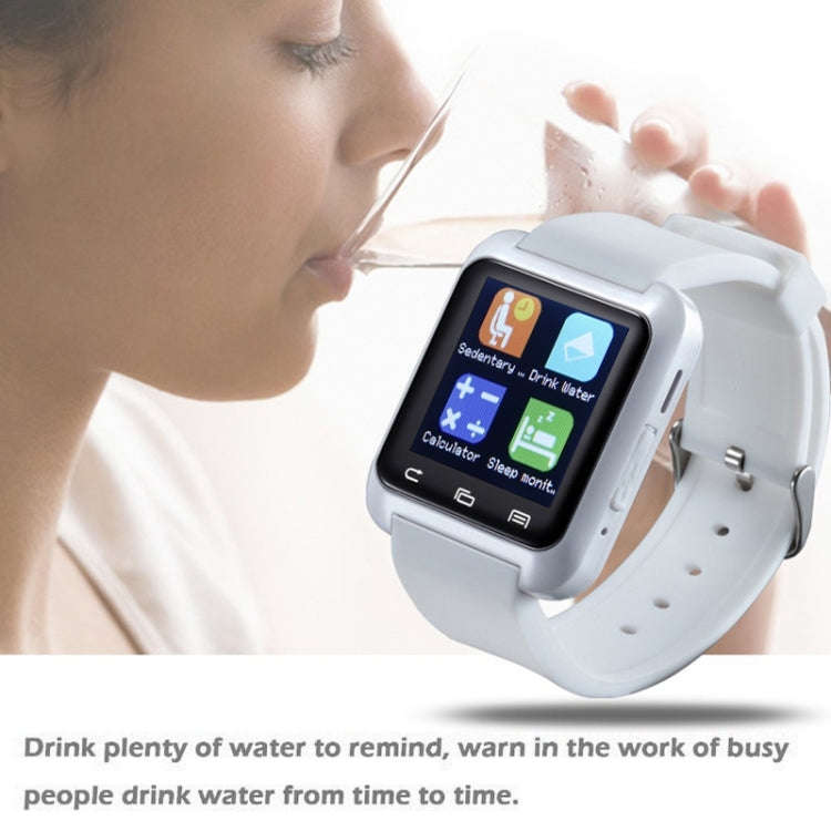 U80 Bluetooth Health Smart Watch 1.5 inch LCD Screen for Android Mobile Phone, Support Phone Call...