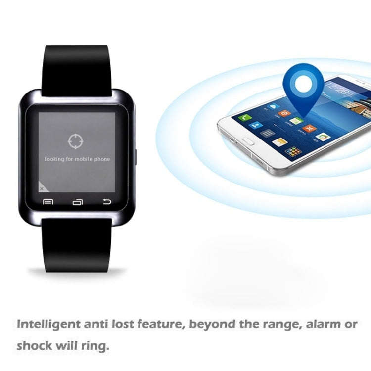 U80 Bluetooth Health Smart Watch 1.5 inch LCD Screen for Android Mobile Phone, Support Phone Call...