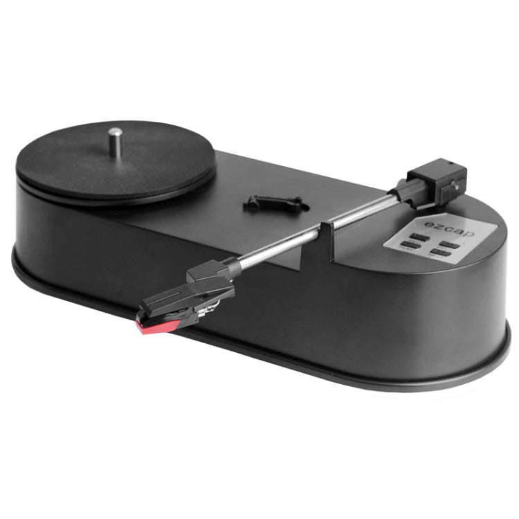 Ezcap613 Mini USB Turntable Turn Plate Vinyl LP to MP3 USB Flash-drive Hot Swapping Converter(Black)