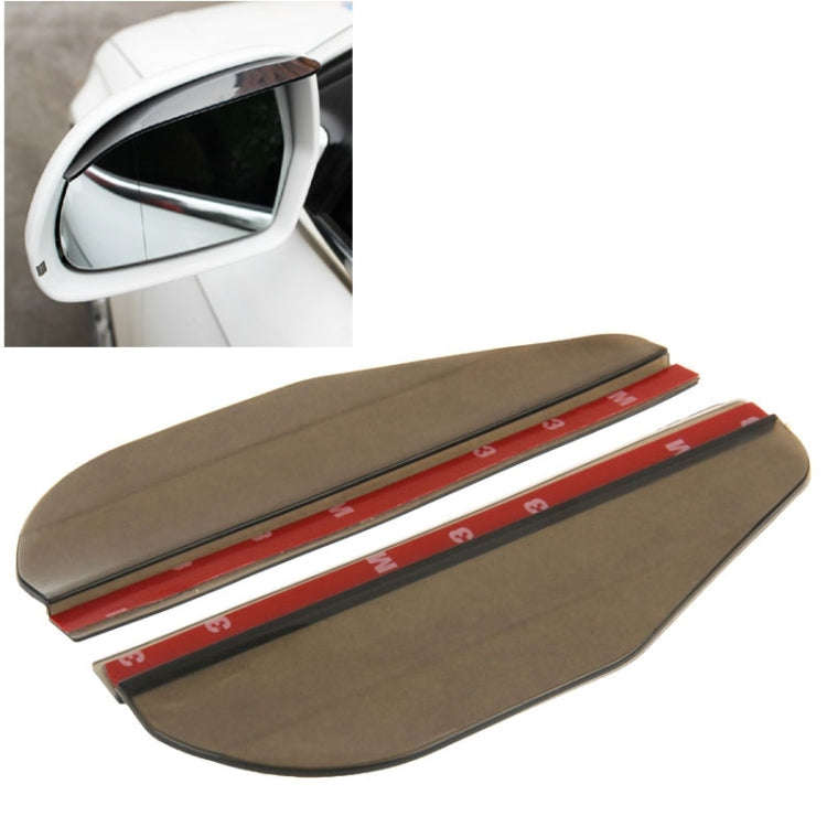 2 PCS Flexible Shielding Rain Board Sun Visor Shade Rearview Mirror for Car Rearview Mirrors