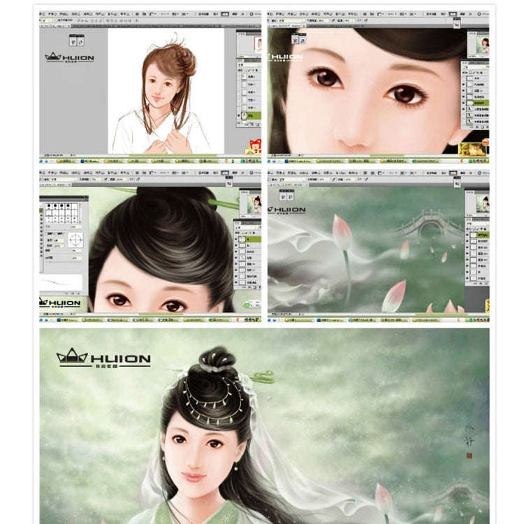 HUION 420 Portable Smart 4.0 x 2.23 inch 4000LPI Stylus Digital Tablet Signature Board with Digit...