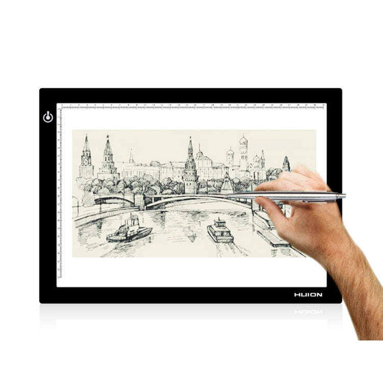 Huion L4S USB Portable 17.7 inch Ultra Slim Adjustable Brightness Art Craft Tattoo Tracing Light ...